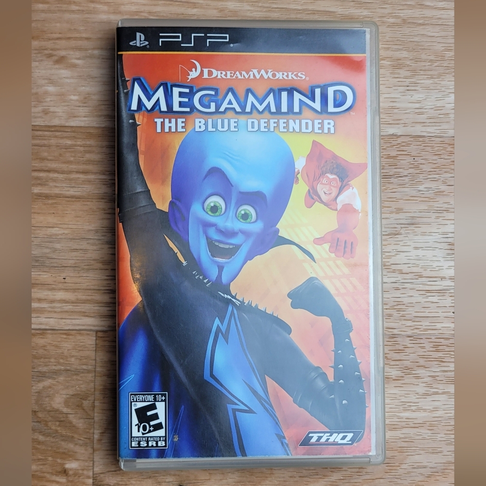 Sony PSP Megamind: The Blue Defender - Blue and Orange Cover